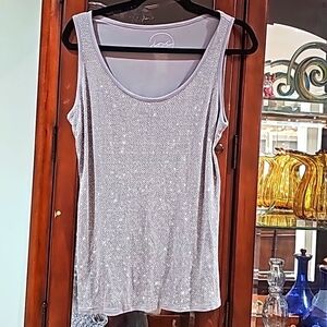 INC International Concepts Tank Top Gray  sz large